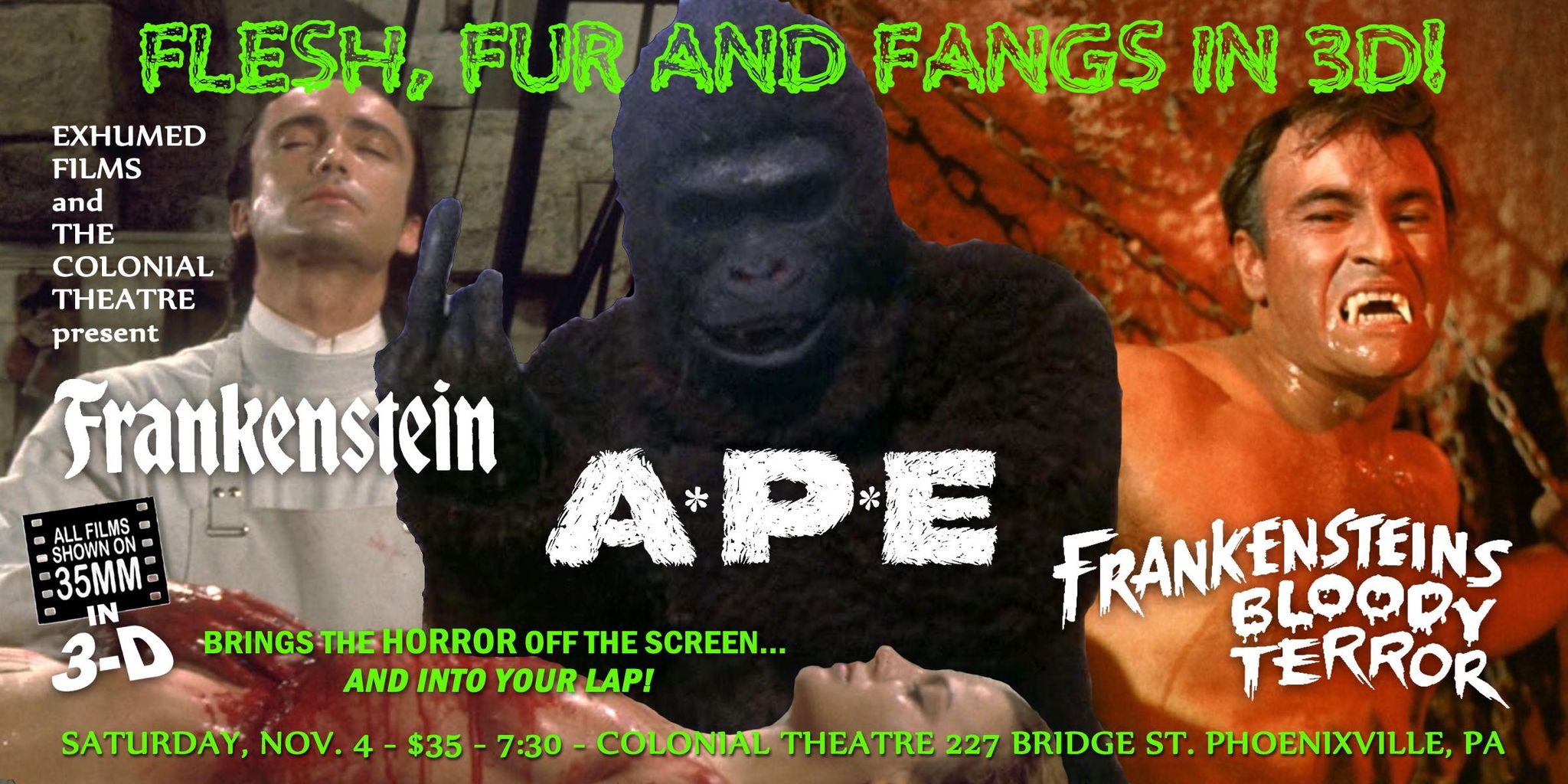 Flesh, Fur and Fangs in 3D